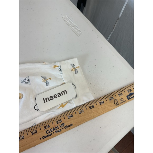 Kyte Baby Women's M Adult Harry Potter Jogger Pajama Set Pjs White Bamboo - Picture 10 of 11